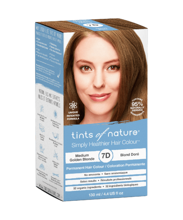 TINTS OF NATURE T7D Medium Golden Blonde 130 ml PERMANENT