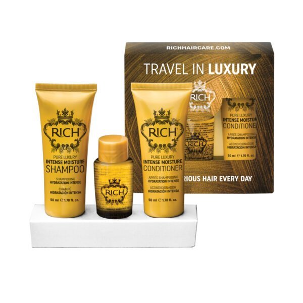 RICH Pure Luxury Travel In Luxury Set (Sh 50 ml+Cond 50 ml+Oil 30 ml) CONDITIONERS