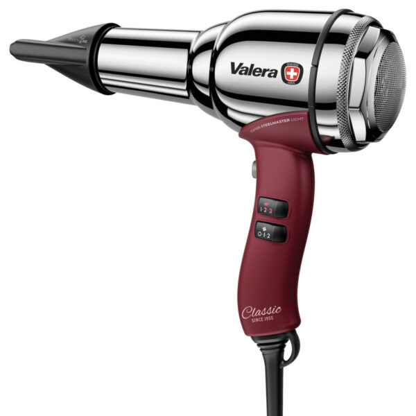 VALERA Classic 1955 Professional Steel Hair Dryer Burgundy/Chrome ALL PRODUCTS